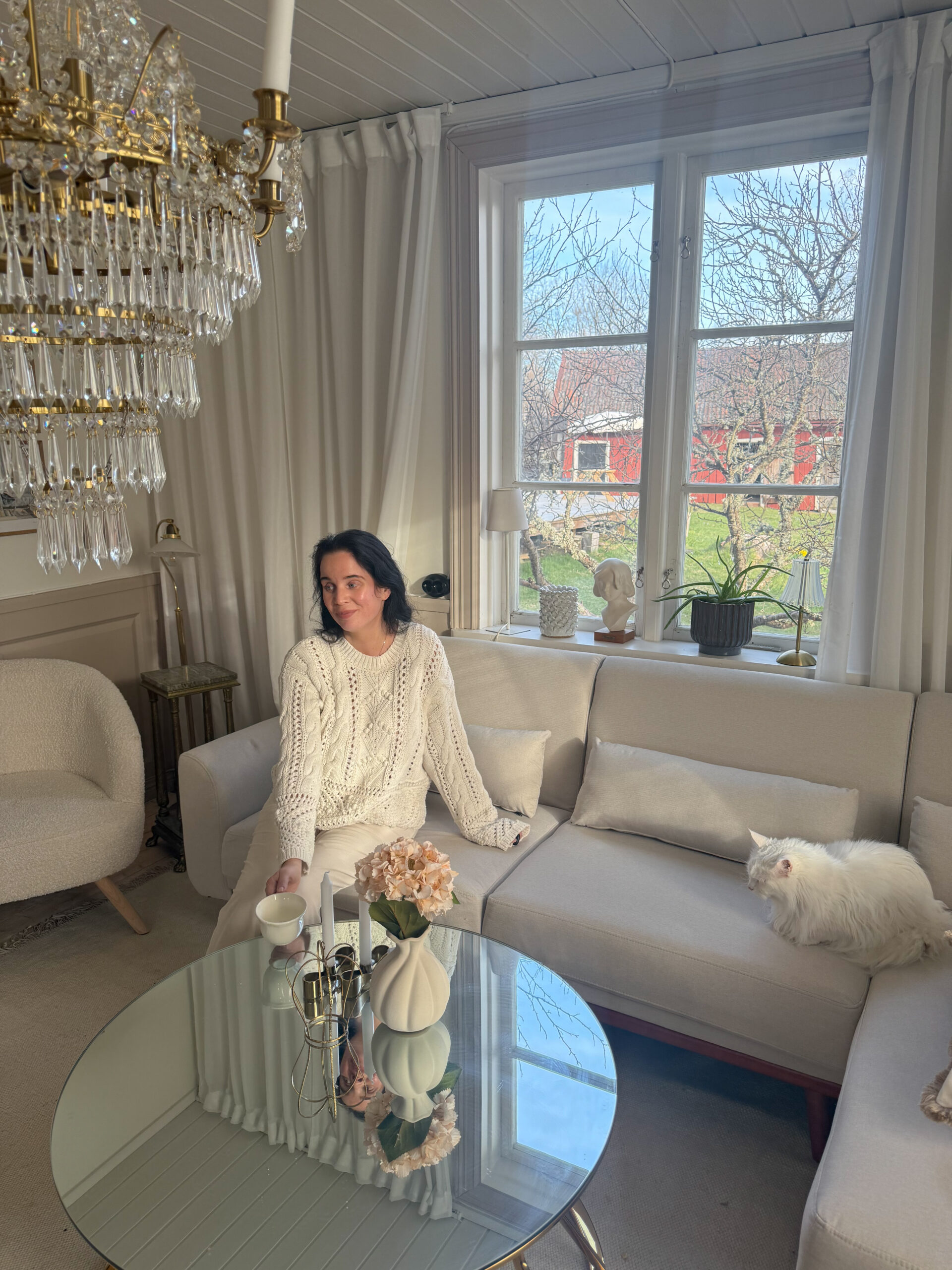 Bäddsoffa tre sits med divan