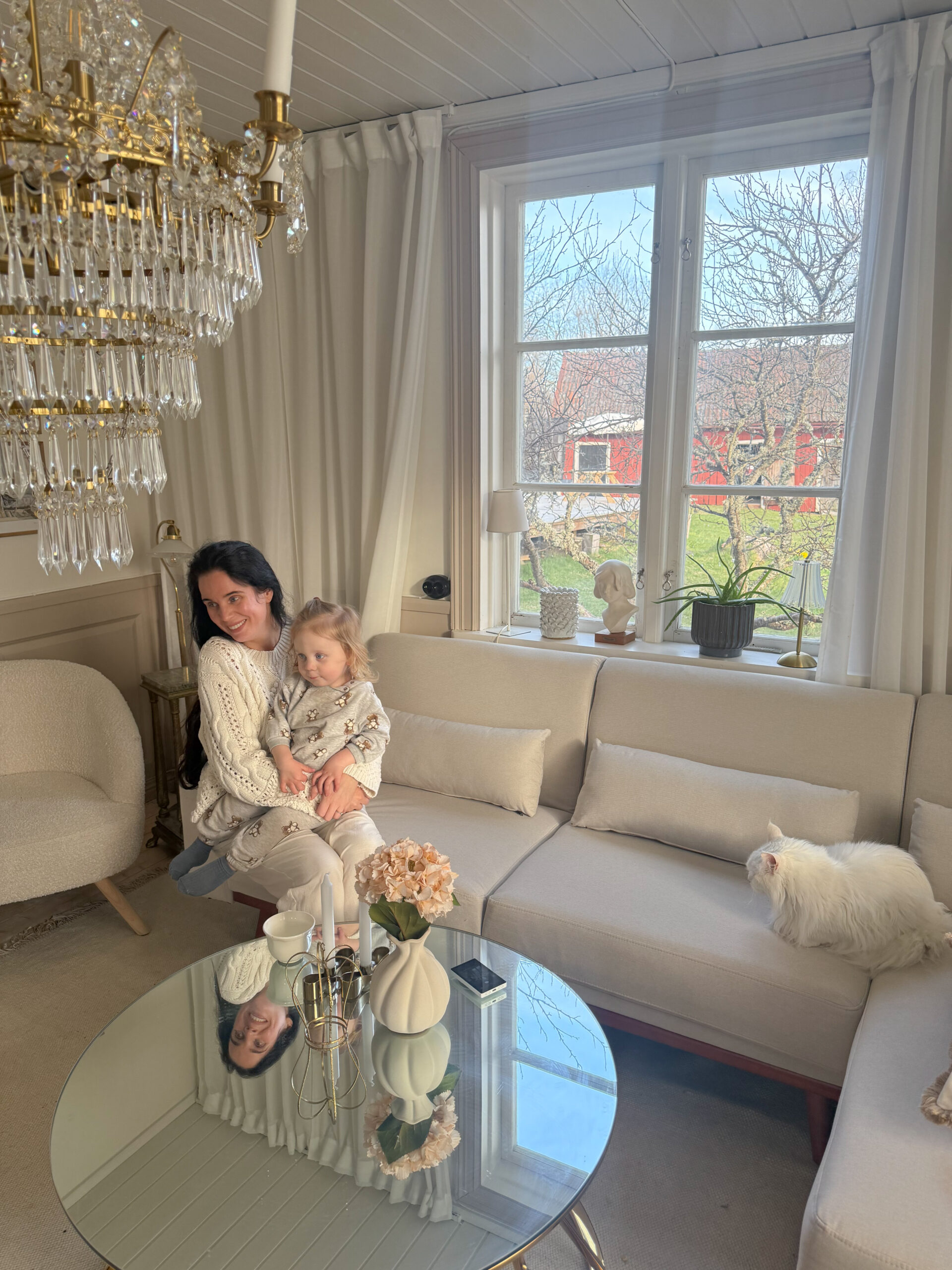 Bäddsoffa tre sits med divan